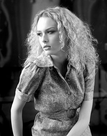 Natural Light B&W Portrait