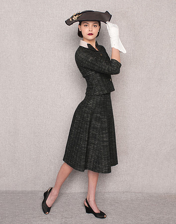 "A lady always wears a hat and gloves"