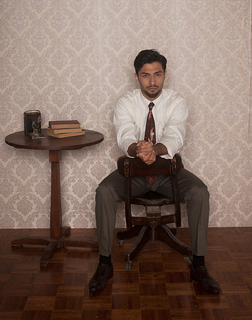 Male Model in Vintage Setting