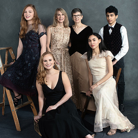 Vanity Fair Style Mothers and Daughters Portrait
